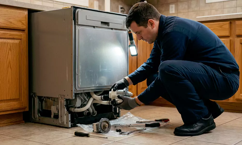 Dishwasher Pump Replacement in Emeryville, CA