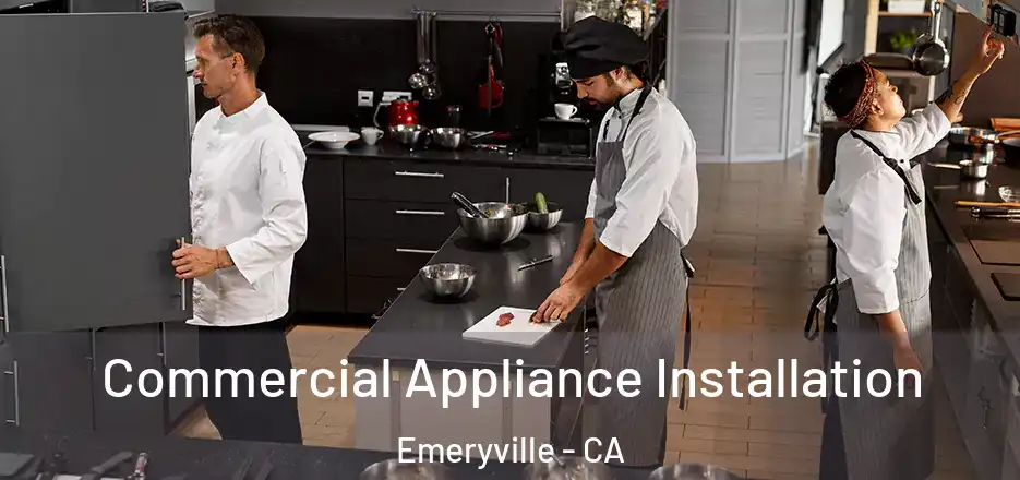 Commercial Appliance Installation Emeryville - CA