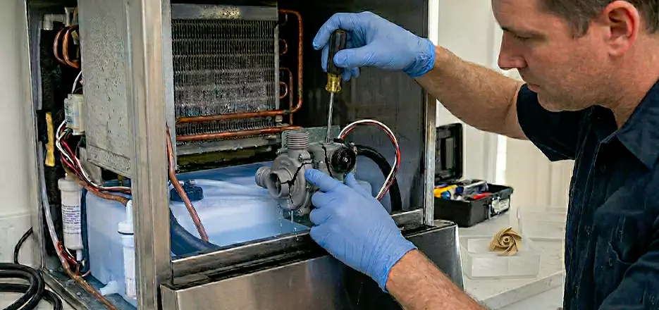 Commercial Ice Maker Water Pump Repair in Emeryville