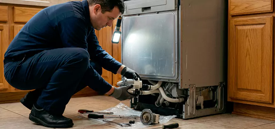 Dishwasher Drain Hose Repair in Emeryville