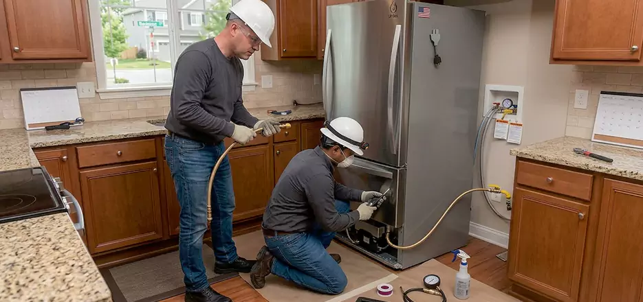 Propane Refrigerator Installation in Emeryville