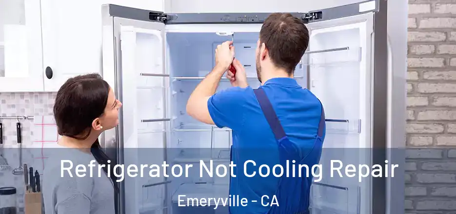 Refrigerator Not Cooling Repair Emeryville - CA